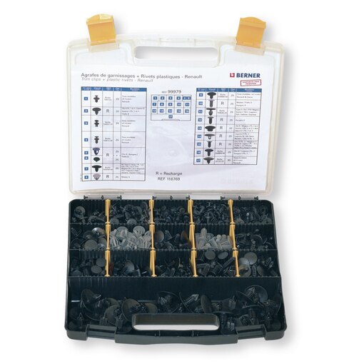 Coffret agrafes de garnissage Renault